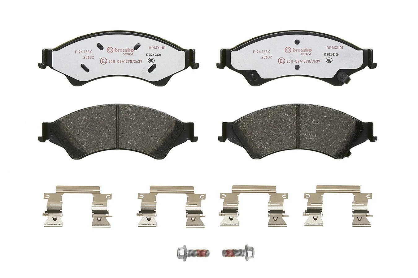 Brake Pad Set, disc brake XTRA LINE P 24 153X