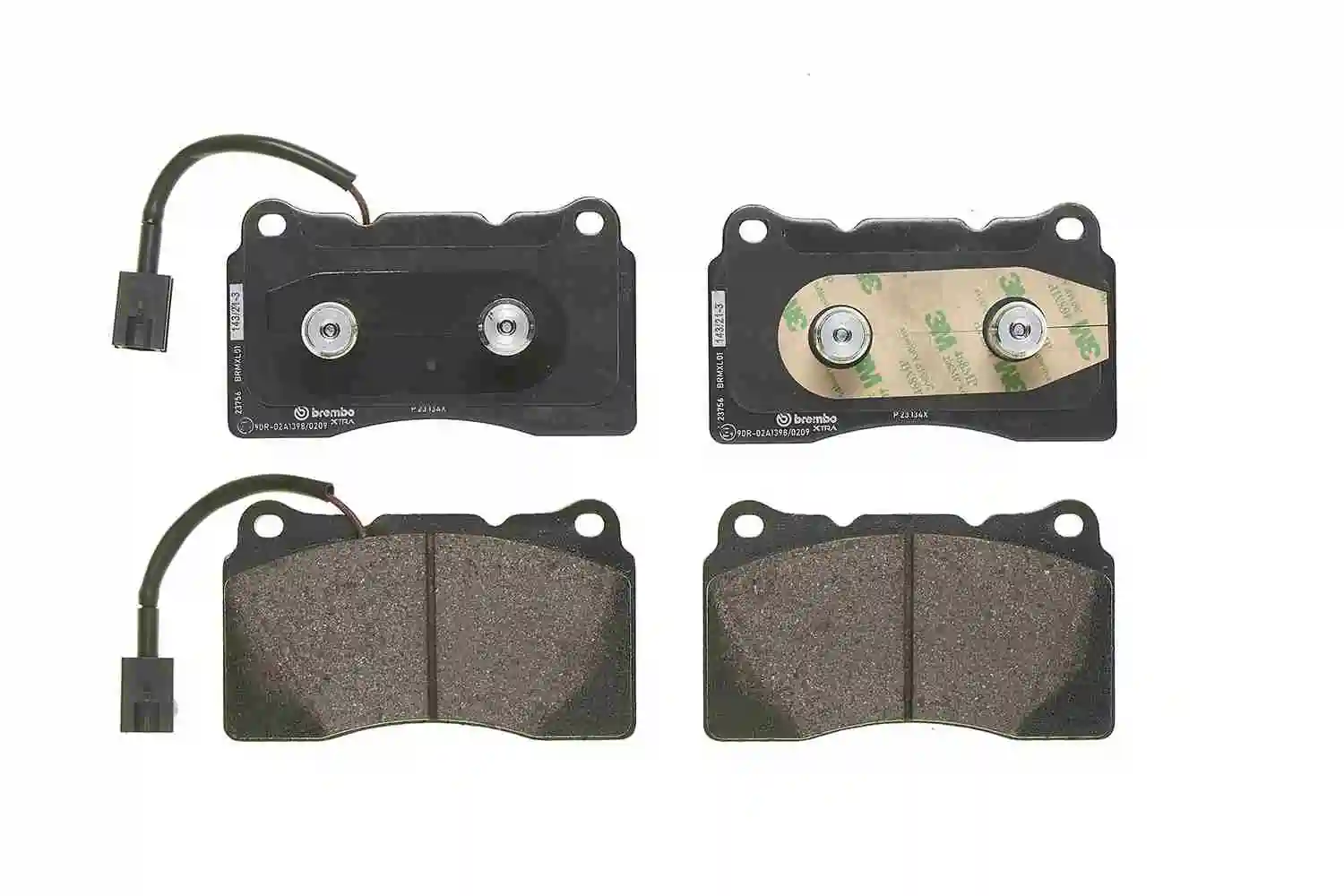 Brake Pad Set, disc brake XTRA LINE P 23 134X