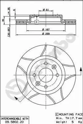 Brake Disc XTRA LINE - Max 09.5802.76