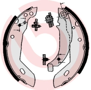 Brake Shoe Set ESSENTIAL LINE S 61 512