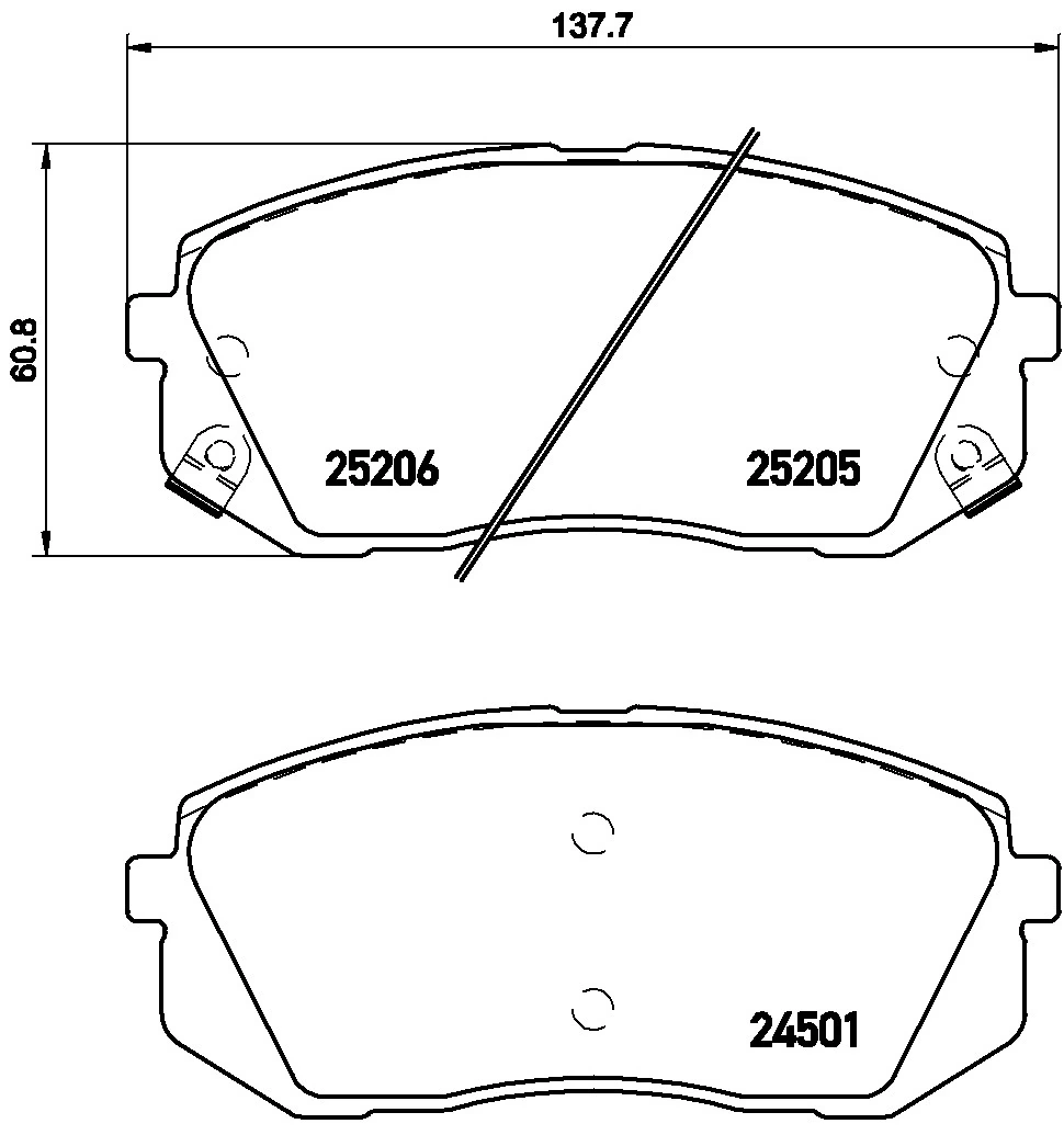 Brake Pad Set, disc brake BEYOND LINE - EV P 30 056E
