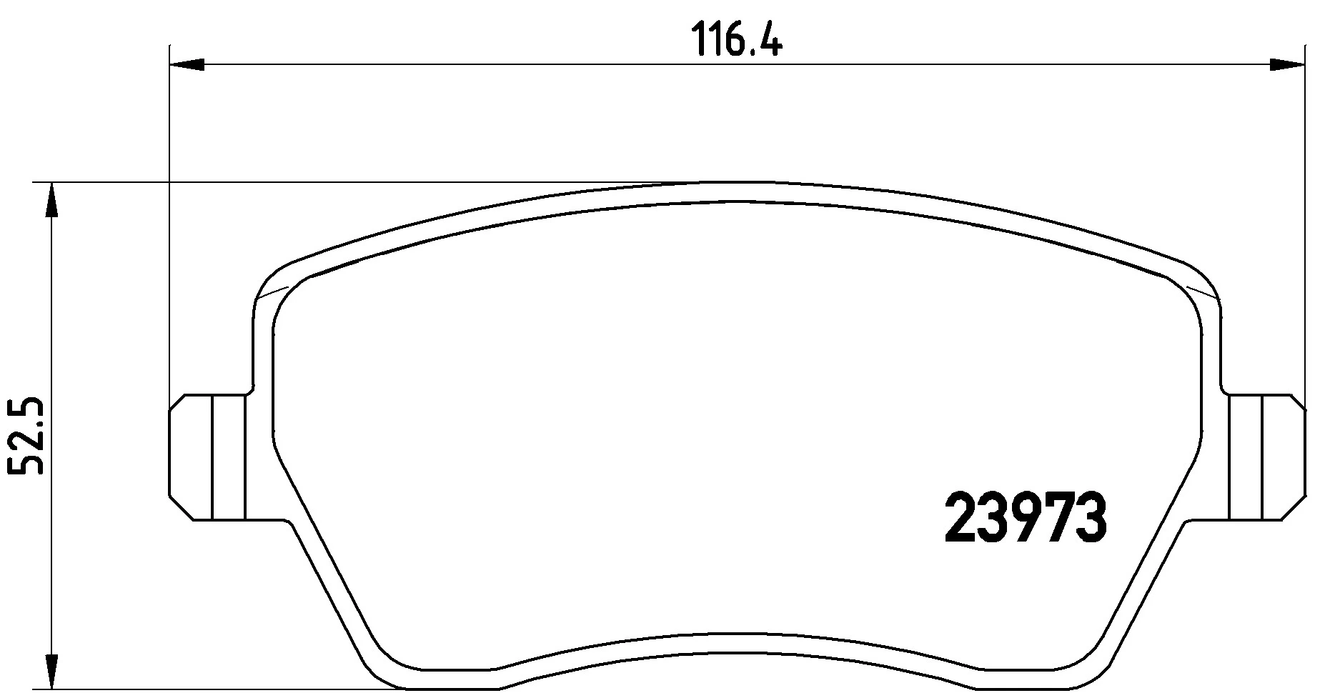 Brake Pad Set, disc brake BEYOND LINE - EV P 68 033E