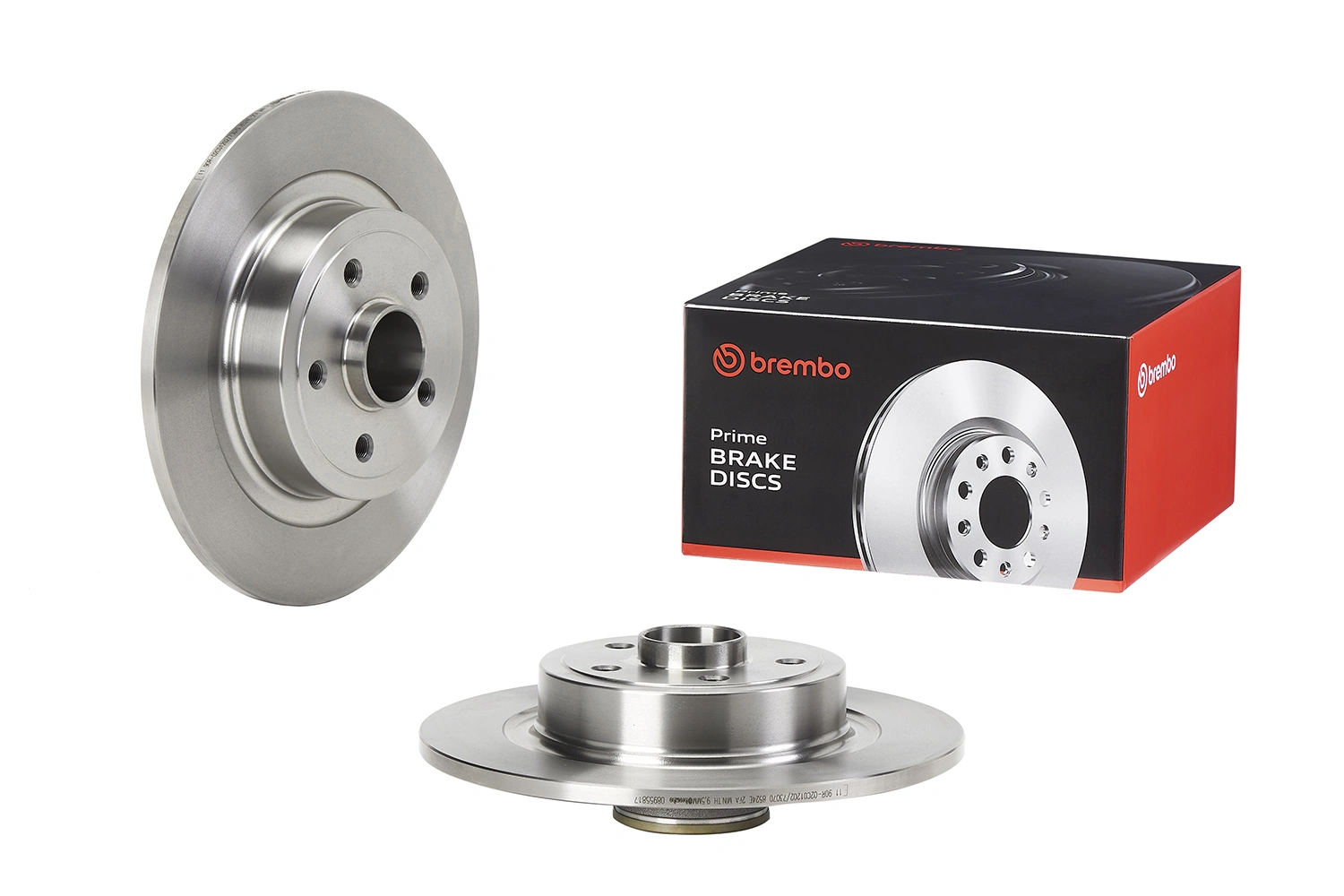 Brake Disc PRIME LINE - With Bearing Kit 08.9558.17