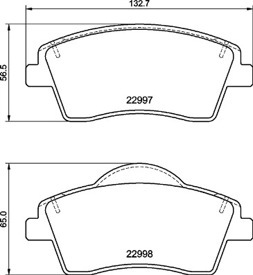 Brake Pad Set, disc brake PRIME LINE P 86 033