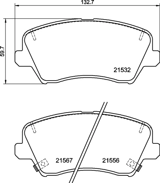 Brake Pad Set, disc brake PRIME LINE P 30 123