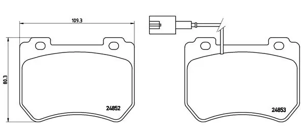 Brake Pad Set, disc brake PRIME LINE P 23 129