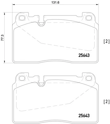 Brake Pad Set, disc brake PRIME LINE P 85 123