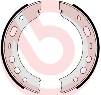 Brake Shoe Set, parking brake ESSENTIAL LINE S 65 503