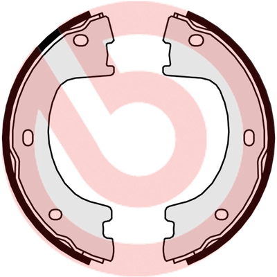 Brake Shoe Set, parking brake ESSENTIAL LINE S 50 521