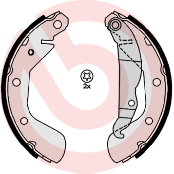 Brake Shoe Set ESSENTIAL LINE S 59 514