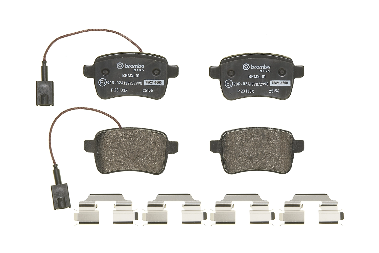 Brake Pad Set, disc brake XTRA LINE P 23 133X