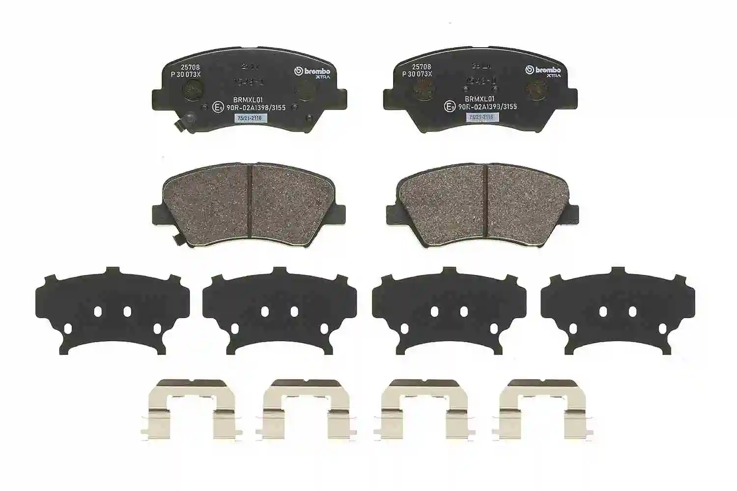 Brake Pad Set, disc brake XTRA LINE P 30 073X