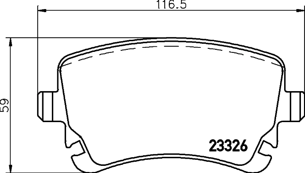 Brake Pad Set, disc brake PRIME LINE P 85 143