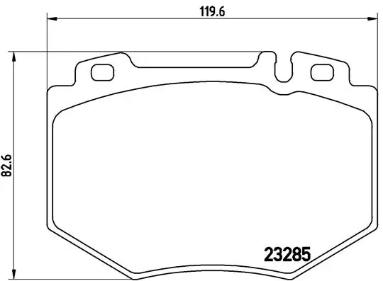 Brake Pad Set, disc brake PRIME LINE P 50 048