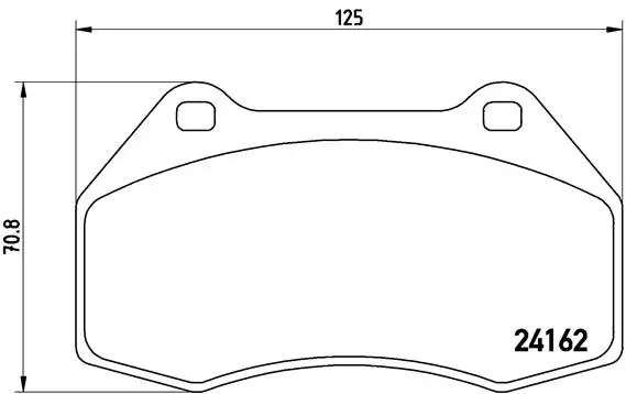 Brake Pad Set, disc brake PRIME LINE P 68 036