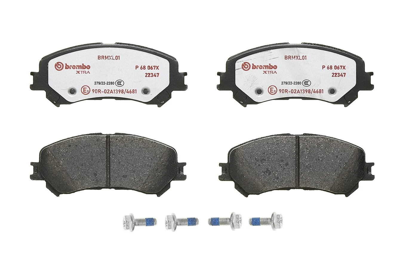 Brake Pad Set, disc brake XTRA LINE P 68 067X