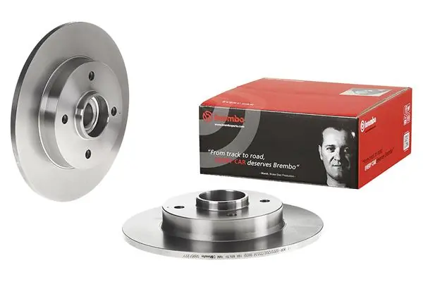 Brake Disc PRIME LINE - With Bearing Kit 08.9512.27