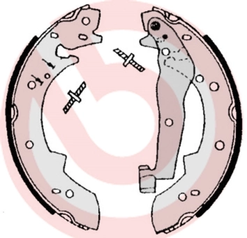 Brake Shoe Set ESSENTIAL LINE S 06 504