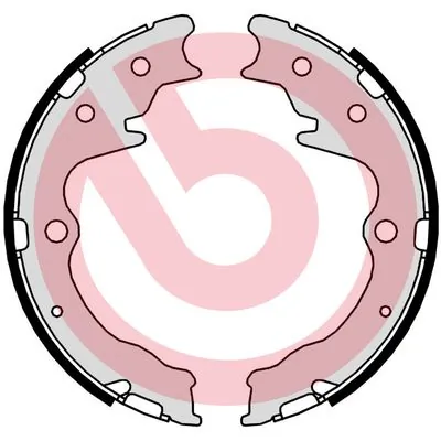 Brake Shoe Set, parking brake ESSENTIAL LINE S 49 526