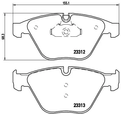 Brake Pad Set, disc brake PRIME LINE P 06 054