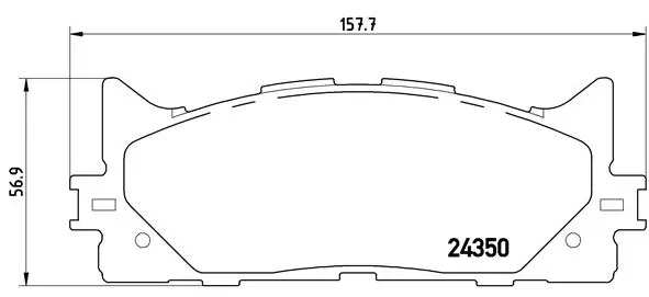 Brake Pad Set, disc brake PRIME LINE P 83 117
