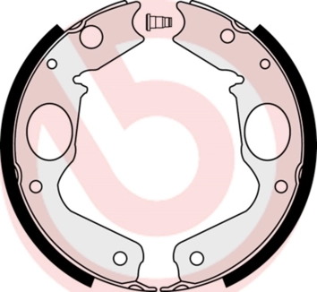 Brake Shoe Set, parking brake ESSENTIAL LINE S 54 518