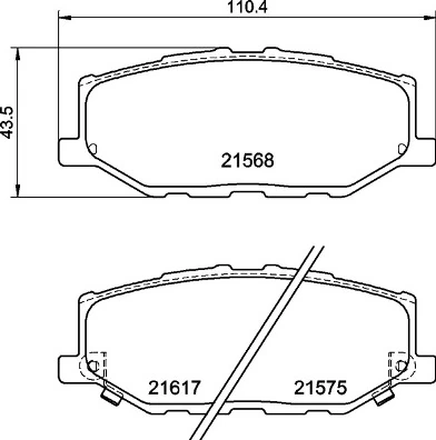 Brake Pad Set, disc brake PRIME LINE P 79 040