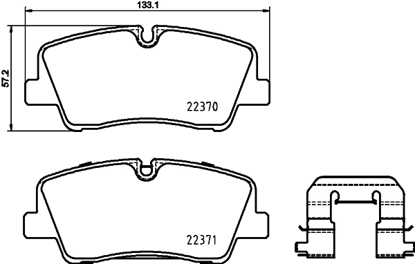 Brake Pad Set, disc brake PRIME LINE P 30 085