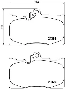 Brake Pad Set, disc brake PRIME LINE P 83 072