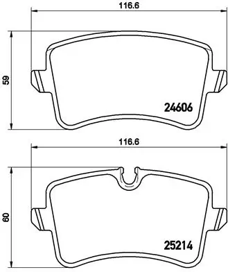 Brake Pad Set, disc brake PRIME LINE P 85 119