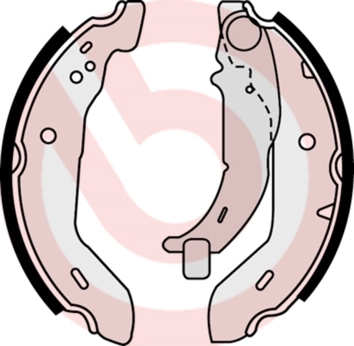 Brake Shoe Set ESSENTIAL LINE S 50 503