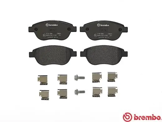 Juego de pastillas de freno PRIME LINE P 61 068