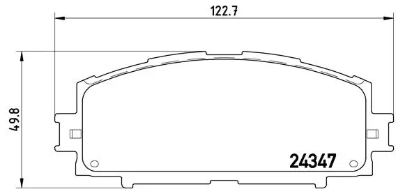 Brake Pad Set, disc brake PRIME LINE P 83 086