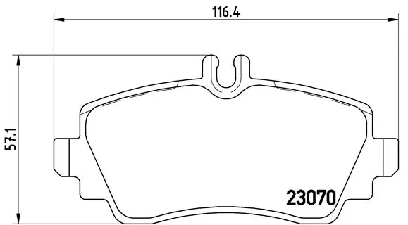 Brake Pad Set, disc brake PRIME LINE P 50 036