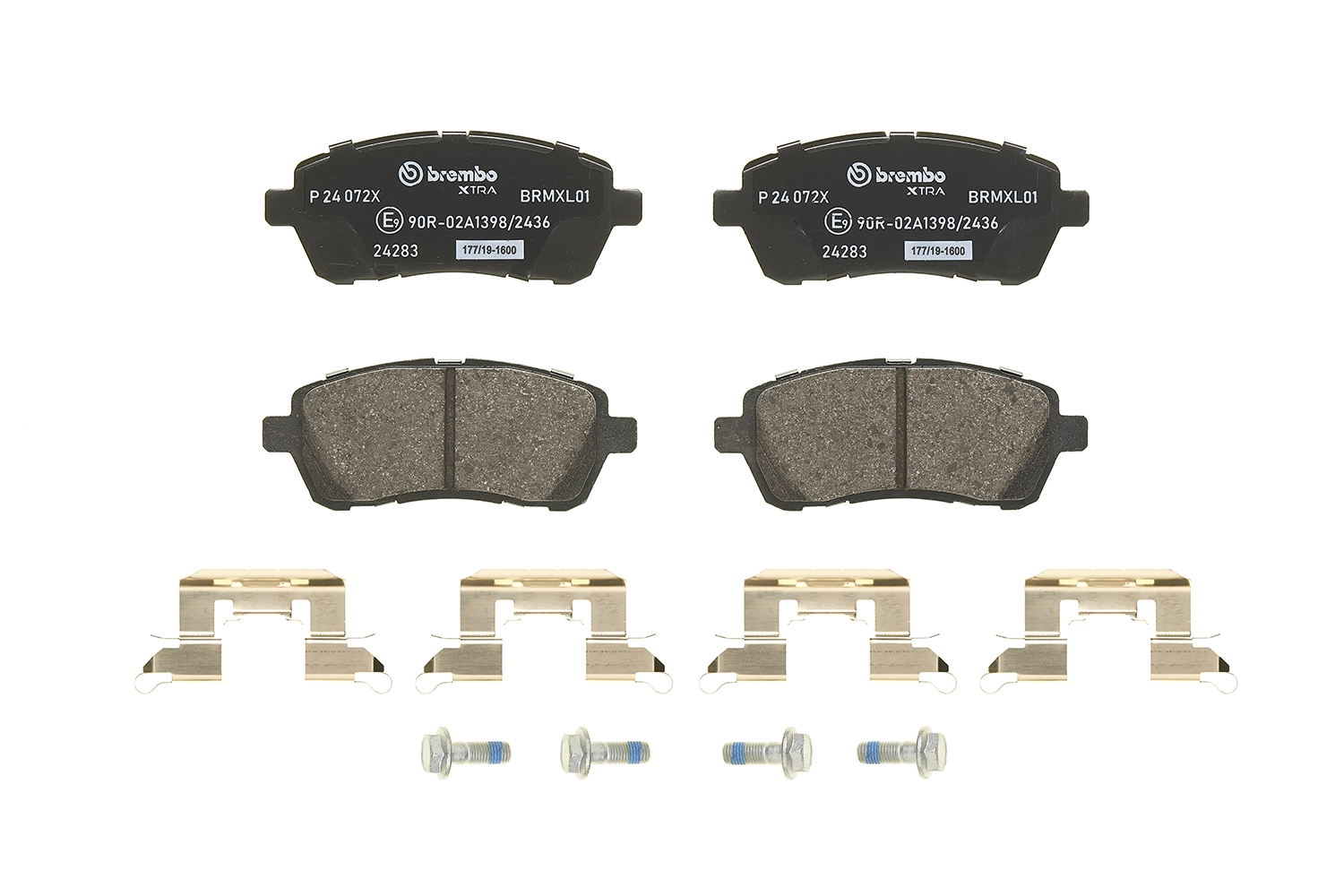 Brake Pad Set, disc brake XTRA LINE P 24 072X