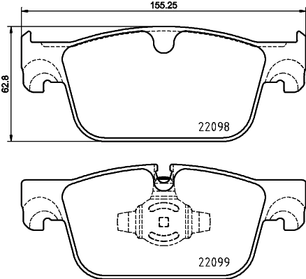 Brake Pad Set, disc brake PRIME LINE P 86 028