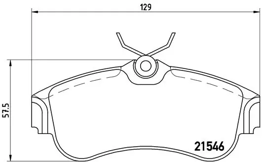 Brake Pad Set, disc brake PRIME LINE P 56 022