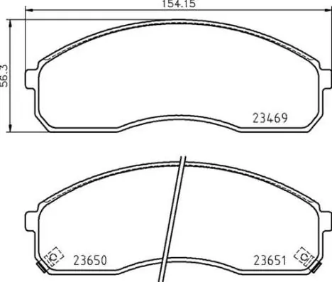 Brake Pad Set, disc brake PRIME LINE P 30 091