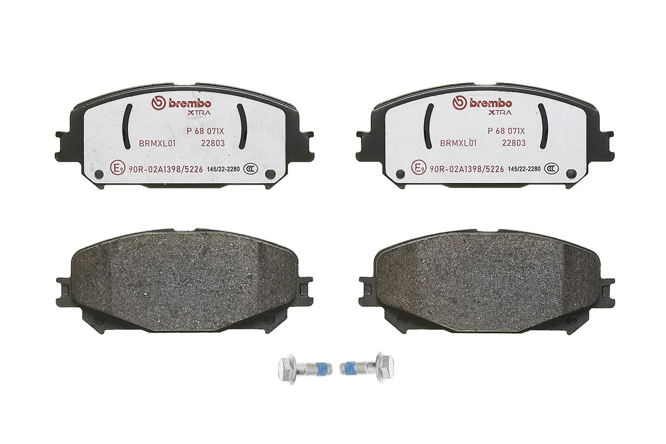 Brake Pad Set, disc brake XTRA LINE P 68 071X