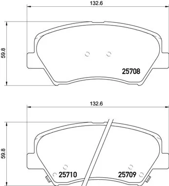 Brake Pad Set, disc brake PRIME LINE P 30 073