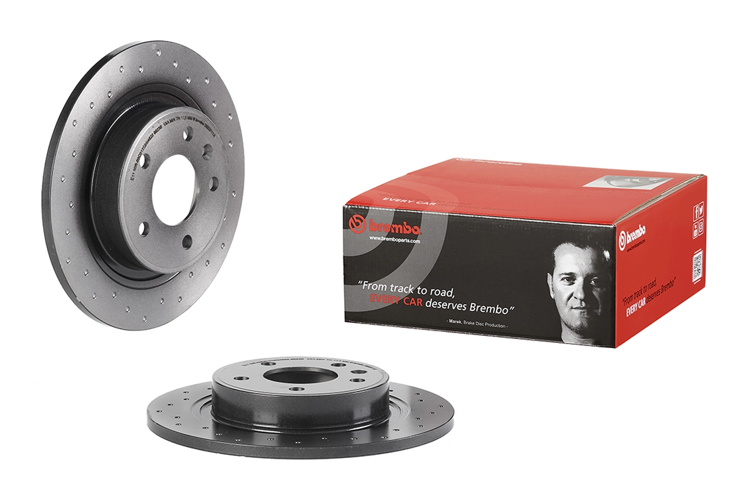 Brake Disc XTRA LINE - Xtra 08.B351.1X