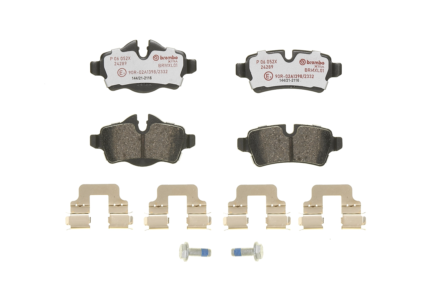 Brake Pad Set, disc brake XTRA LINE P 06 052X