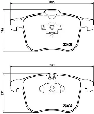 Brake Pad Set, disc brake PRIME LINE P 59 046