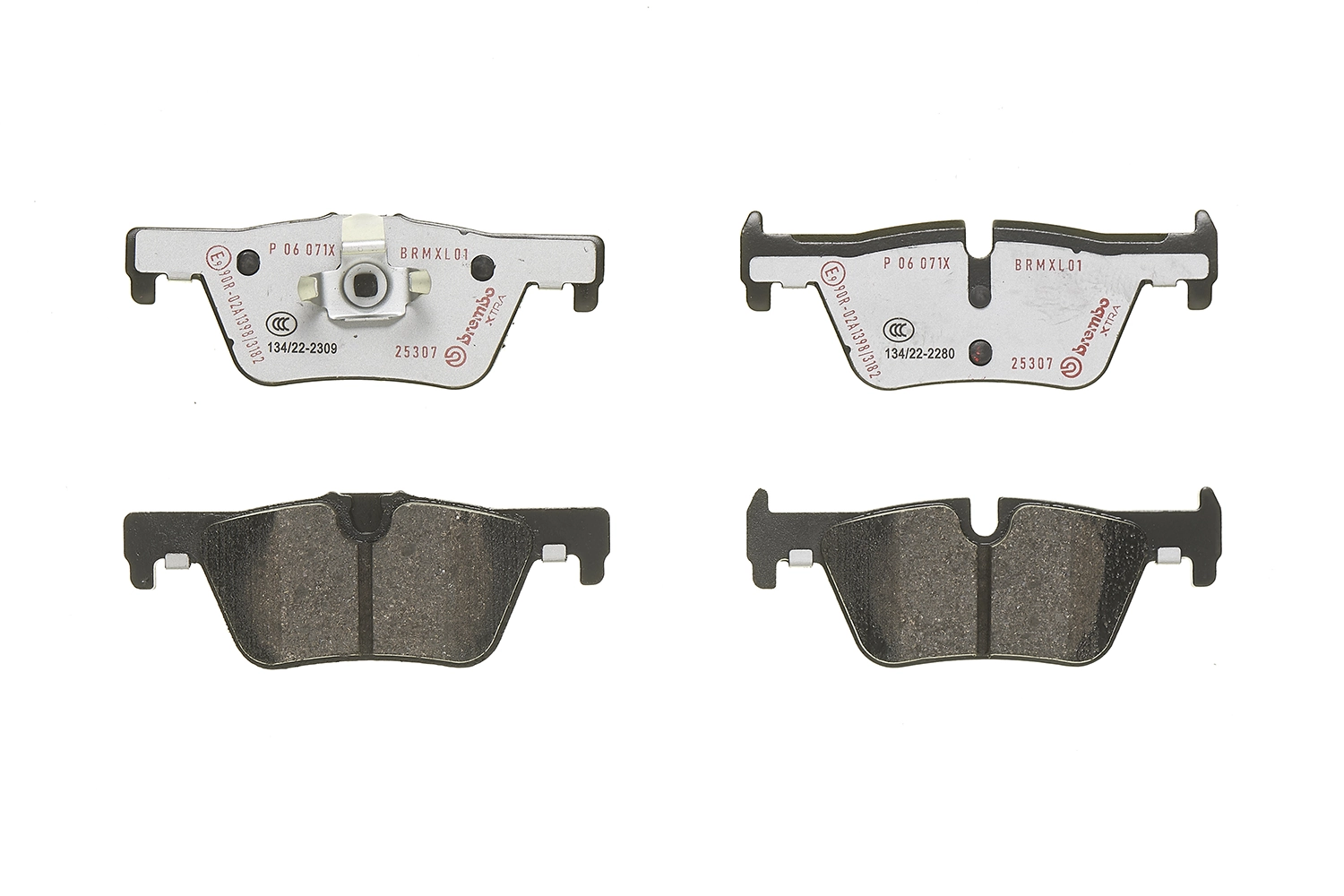 Brake Pad Set, disc brake XTRA LINE P 06 071X