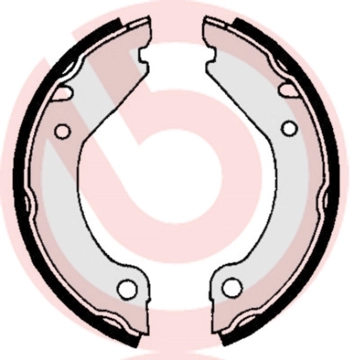 Brake Shoe Set, parking brake ESSENTIAL LINE S 86 501
