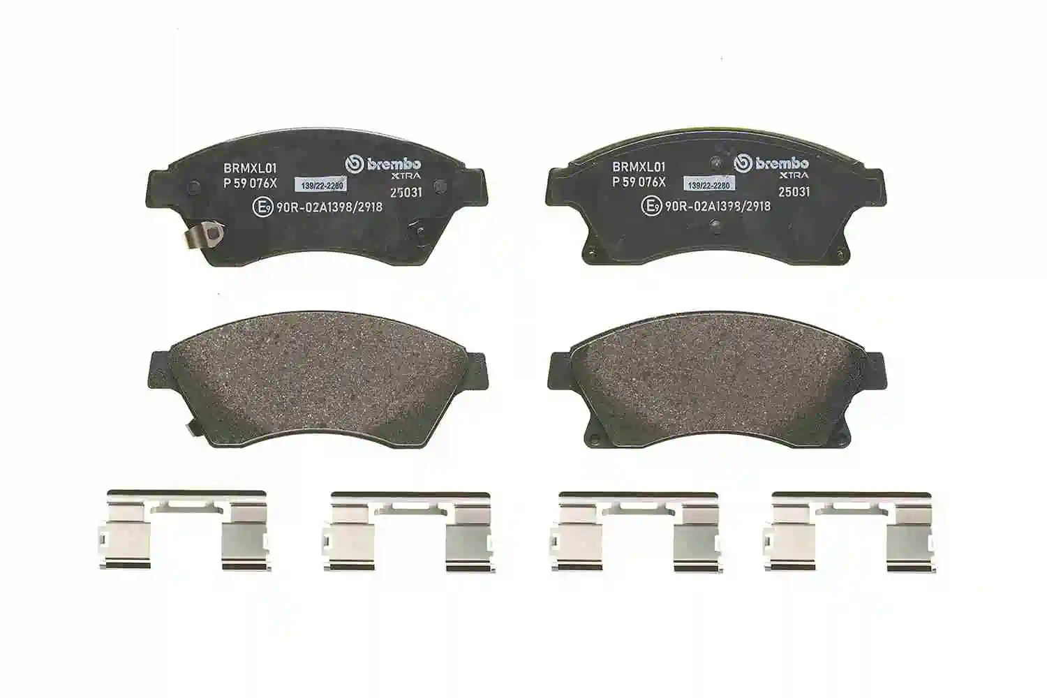 Brake Pad Set, disc brake XTRA LINE P 59 076X