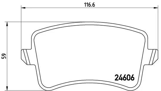 Brake Pad Set, disc brake PRIME LINE P 85 100