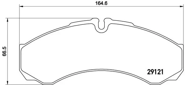 Brake Pad Set, disc brake PRIME LINE P A6 021