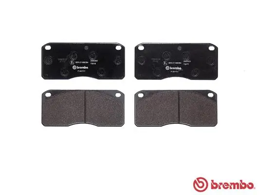 BREMBO P A6 011 Brake Pad Set, disc brake