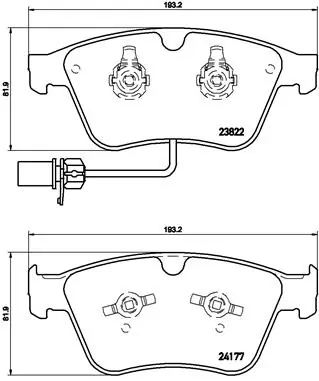 Brake Pad Set, disc brake PRIME LINE P 05 003